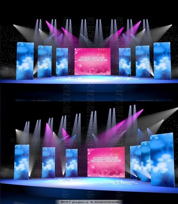 護士節(jié)演出3D燈光舞臺設(shè)計構(gòu)思